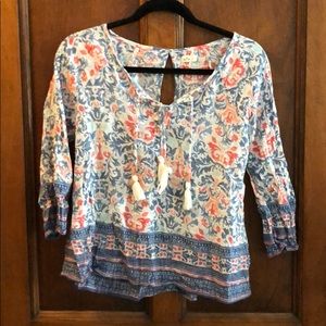 Floral Print Holister Blouse